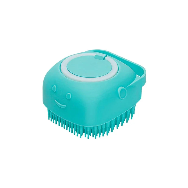 Ultimate Dog Bathing Brush: Spa-Quality Massage & Shampoo Dispenser for Pups and Kitties!